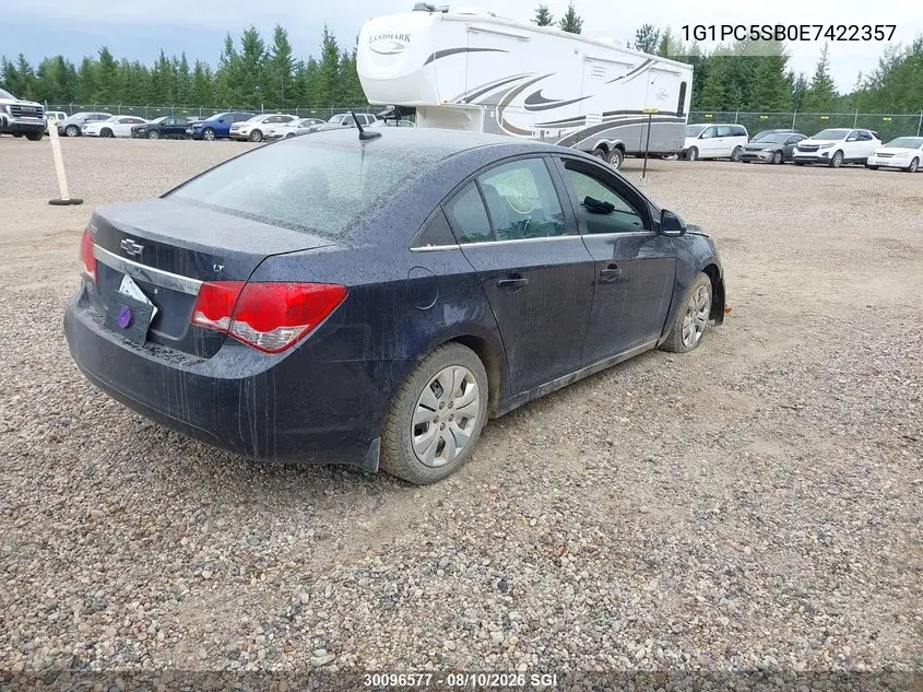 2014 CHEVROLET CRUZE VIN 1G1PC5SB0E7422357 — фото 4