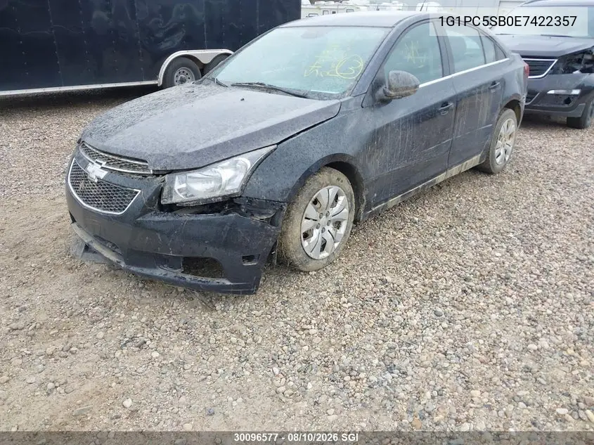 2014 CHEVROLET CRUZE VIN 1G1PC5SB0E7422357 — фото 6