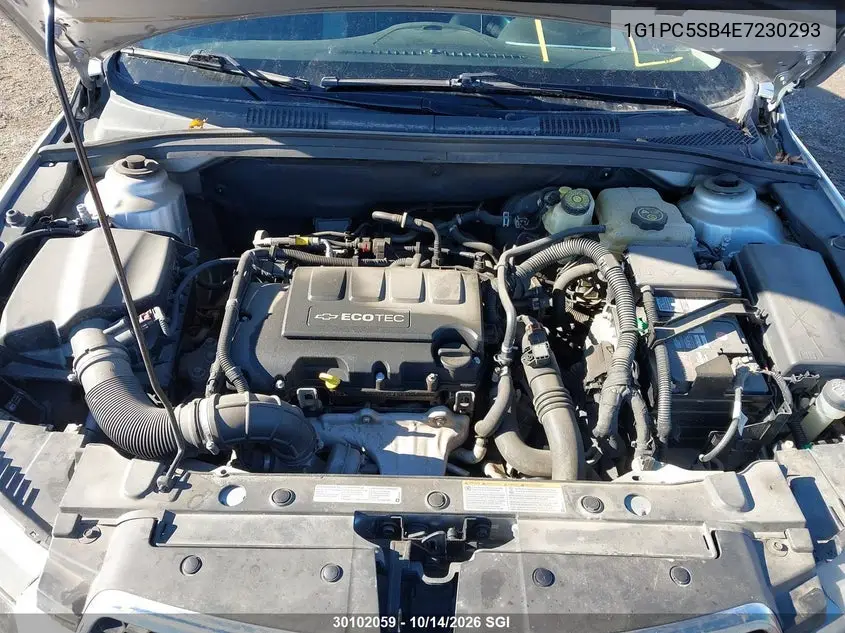 2014 CHEVROLET CRUZE VIN 1G1PC5SB4E7230293 — фото 10