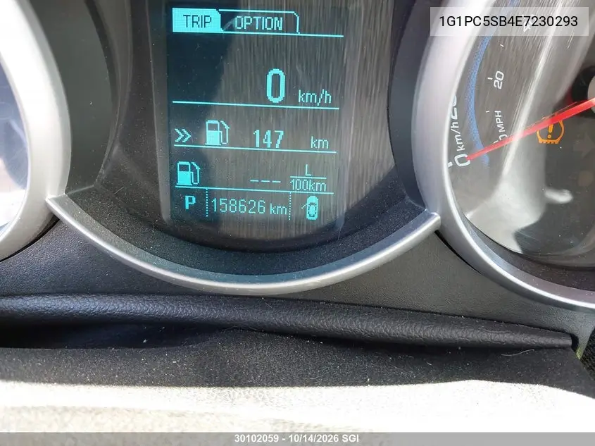 2014 CHEVROLET CRUZE VIN 1G1PC5SB4E7230293 — фото 16