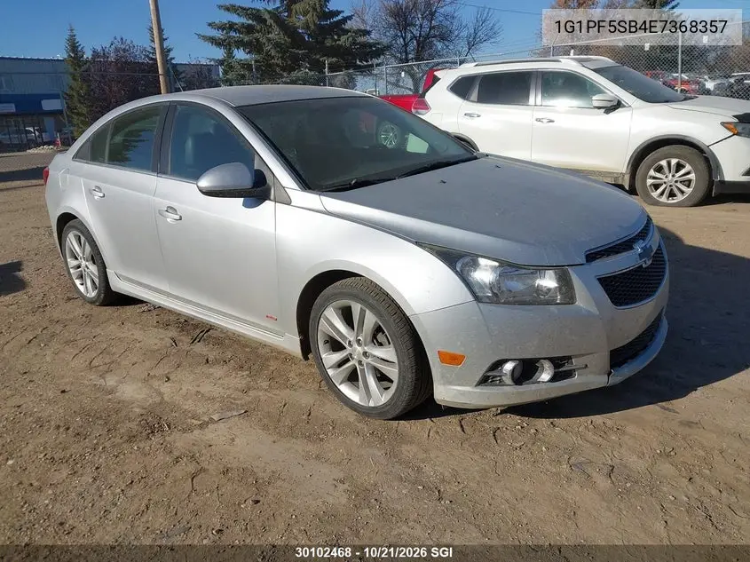 CHEVROLET CRUZE 2014, VIN 1G1PF5SB4E7368357