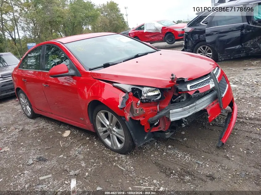 CHEVROLET CRUZE 2014, VIN 1G1PC5SB6E7178696