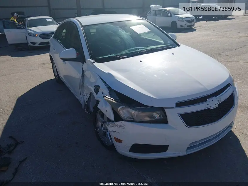 CHEVROLET CRUZE 2014, VIN 1G1PK5SB0E7385975