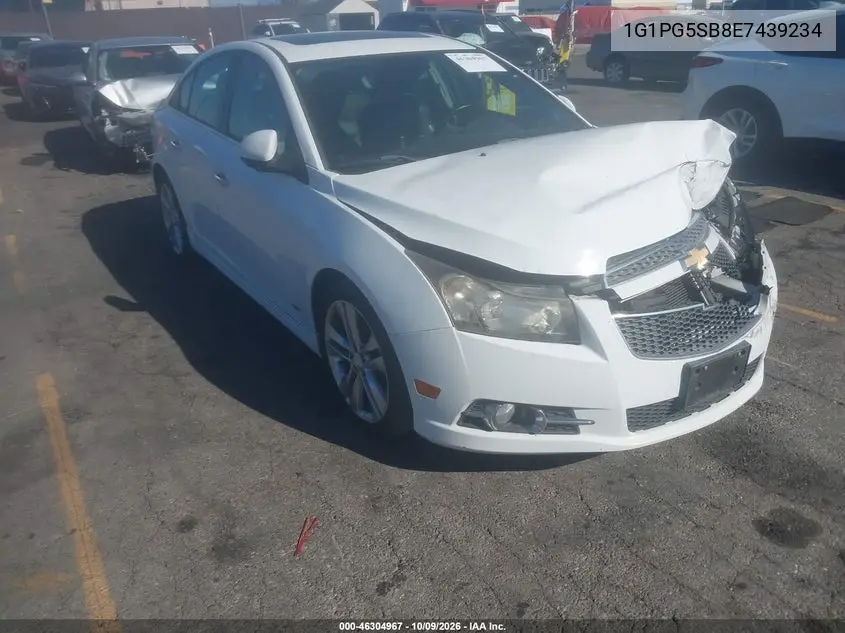CHEVROLET CRUZE 2014, VIN 1G1PG5SB8E7439234