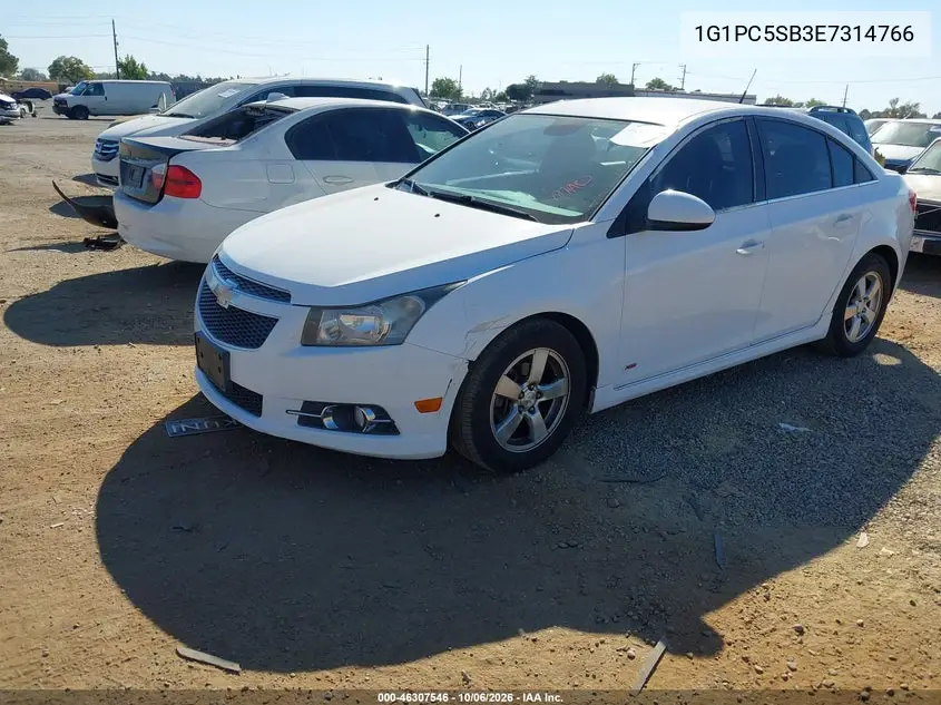 2014 CHEVROLET CRUZE VIN 1G1PC5SB3E7314766 — фото 2