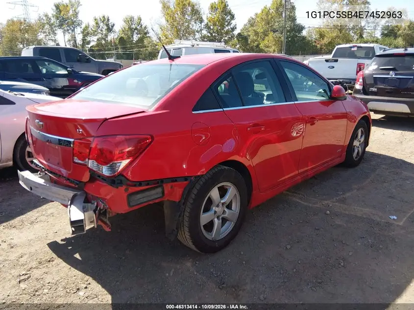 2014 CHEVROLET CRUZE VIN 1G1PC5SB4E7452963 — фото 4