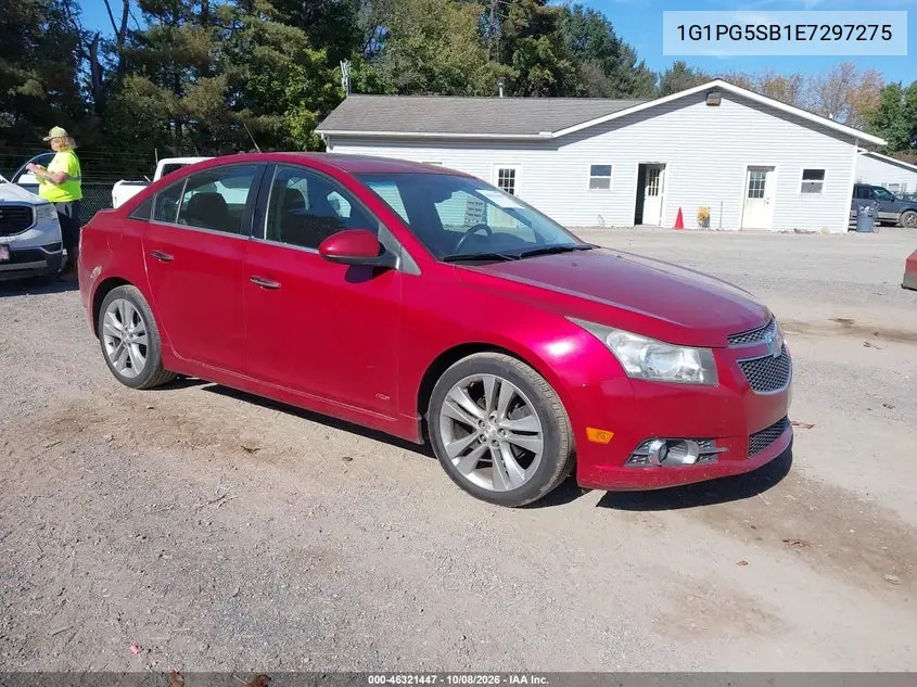 CHEVROLET CRUZE 2014, VIN 1G1PG5SB1E7297275