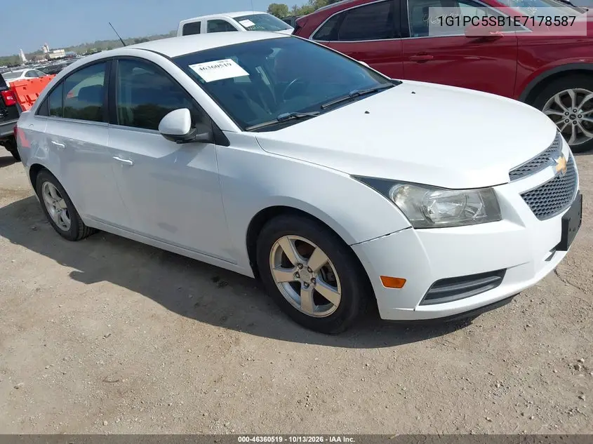CHEVROLET CRUZE 2014, VIN 1G1PC5SB1E7178587
