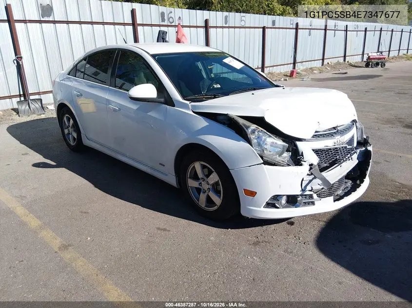 CHEVROLET CRUZE 2014, VIN 1G1PC5SB4E7347677