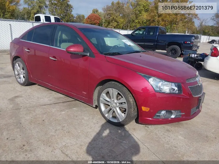 CHEVROLET CRUZE 2014, VIN 1G1PG5SB6E7201379