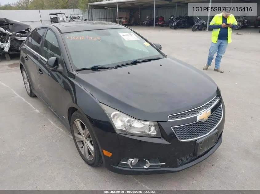 CHEVROLET CRUZE 2014, VIN 1G1PE5SB7E7415416