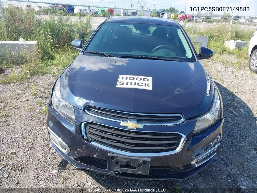 2015 CHEVROLET CRUZE VIN 1G1PC5SB0F7149583 — фото 10