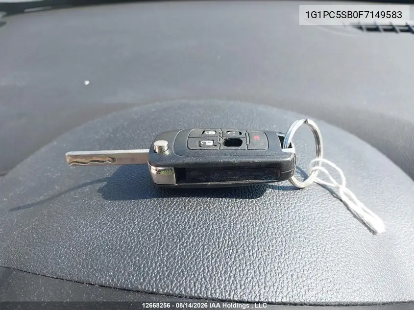 2015 CHEVROLET CRUZE VIN 1G1PC5SB0F7149583 — фото 11