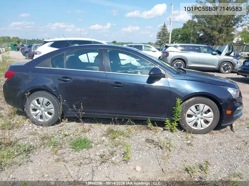 2015 CHEVROLET CRUZE VIN 1G1PC5SB0F7149583 — фото 13