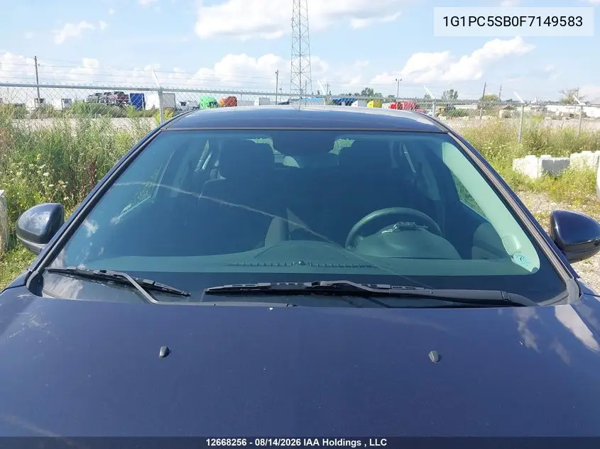 2015 CHEVROLET CRUZE VIN 1G1PC5SB0F7149583 — фото 17