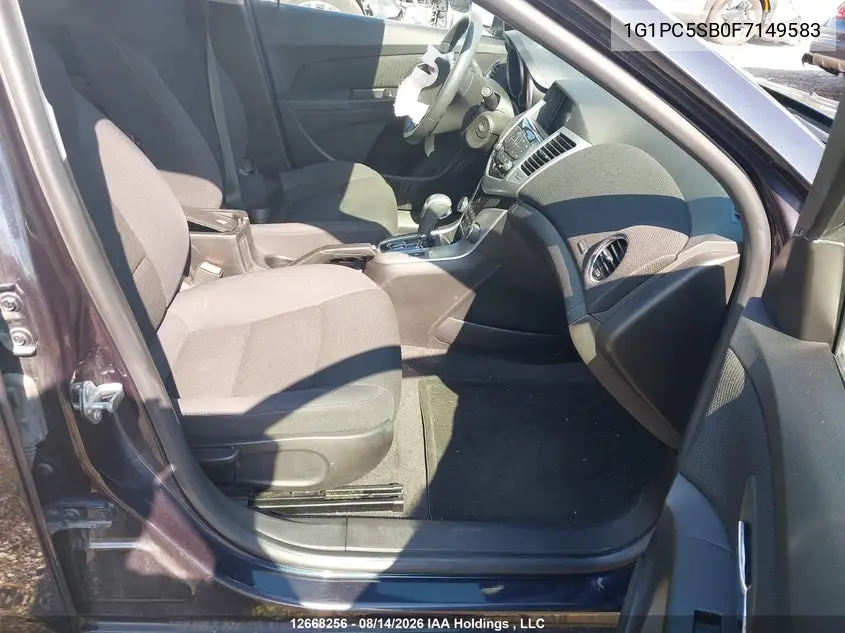 2015 CHEVROLET CRUZE VIN 1G1PC5SB0F7149583 — фото 5