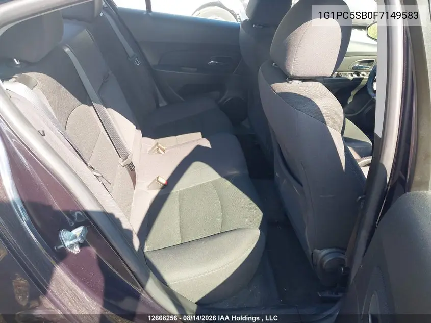 2015 CHEVROLET CRUZE VIN 1G1PC5SB0F7149583 — фото 8