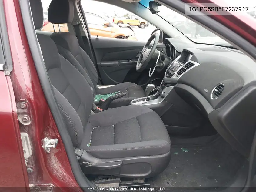 2015 CHEVROLET CRUZE VIN 1G1PC5SB5F7237917 — фото 5