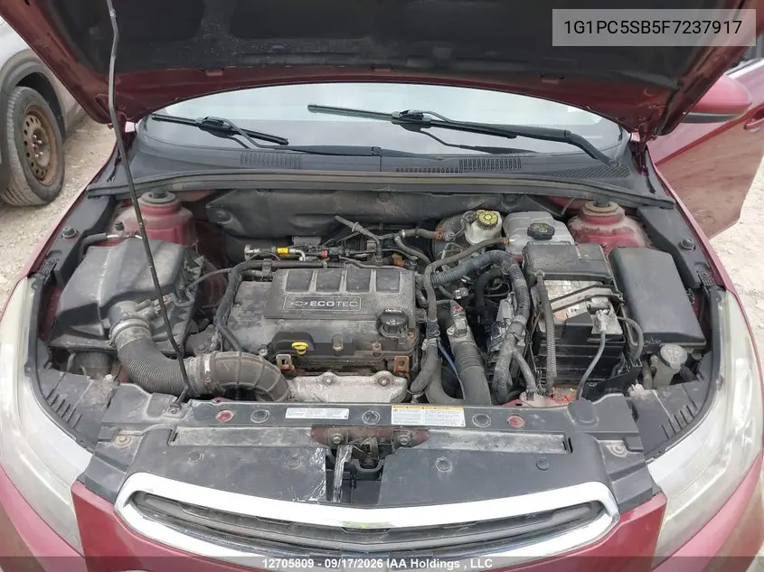 2015 CHEVROLET CRUZE VIN 1G1PC5SB5F7237917 — фото 6