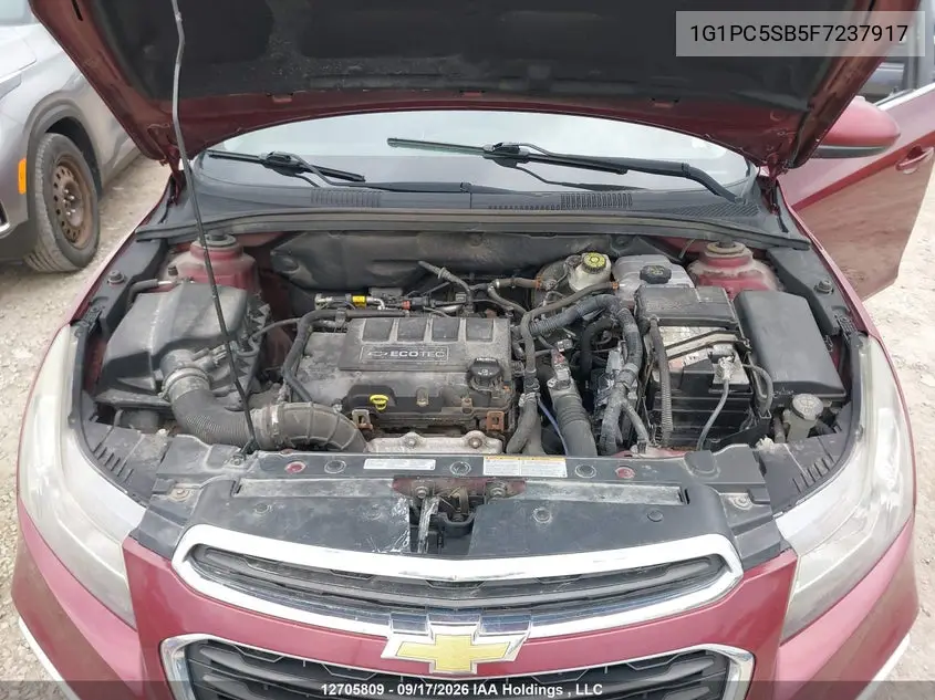 2015 CHEVROLET CRUZE VIN 1G1PC5SB5F7237917 — фото 9