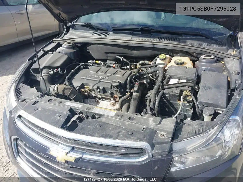 2015 CHEVROLET CRUZE VIN 1G1PC5SB0F7295028 — фото 10