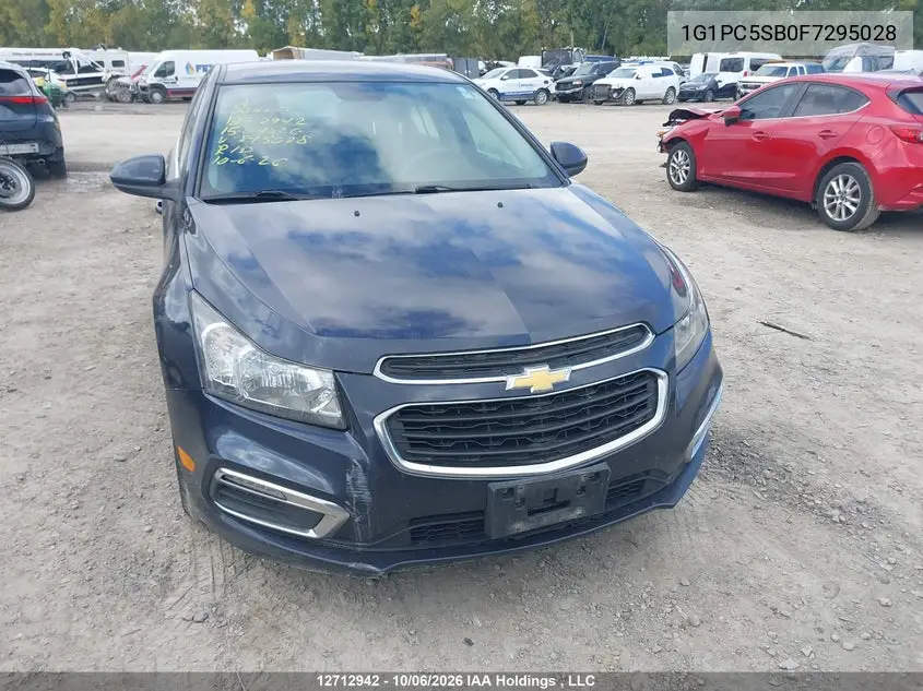 2015 CHEVROLET CRUZE VIN 1G1PC5SB0F7295028 — фото 12