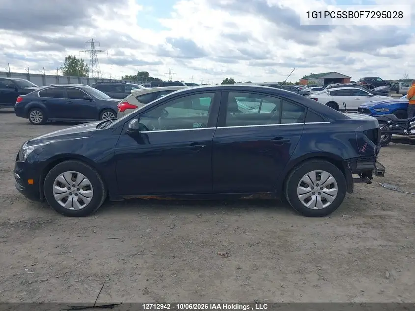 2015 CHEVROLET CRUZE VIN 1G1PC5SB0F7295028 — фото 14