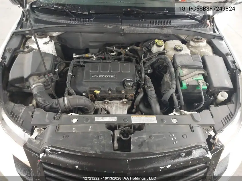 2015 CHEVROLET CRUZE VIN 1G1PC5SB3F7249824 — фото 10