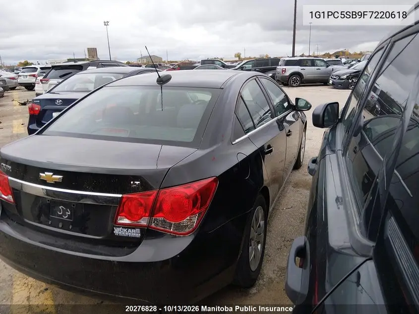 2015 CHEVROLET CRUZE VIN 1G1PC5SB9F7220618 — фото 4
