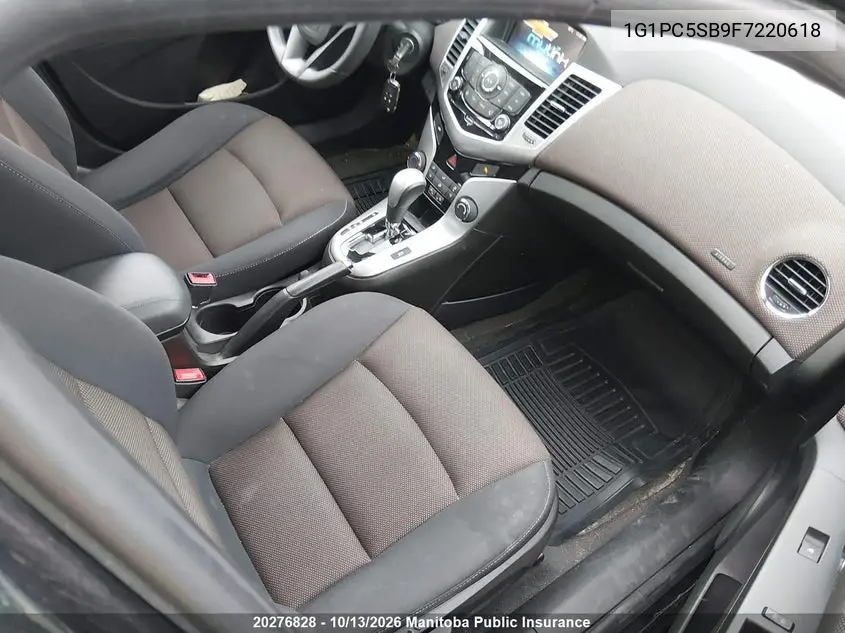 2015 CHEVROLET CRUZE VIN 1G1PC5SB9F7220618 — фото 5