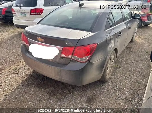 2015 CHEVROLET CRUZE VIN 1G1PC5SBXF7163183 — фото 4
