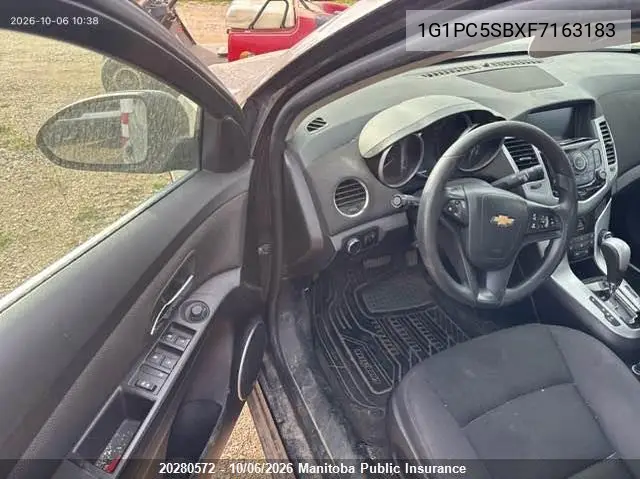 2015 CHEVROLET CRUZE VIN 1G1PC5SBXF7163183 — фото 5