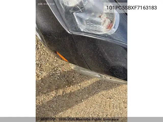 2015 CHEVROLET CRUZE VIN 1G1PC5SBXF7163183 — фото 6