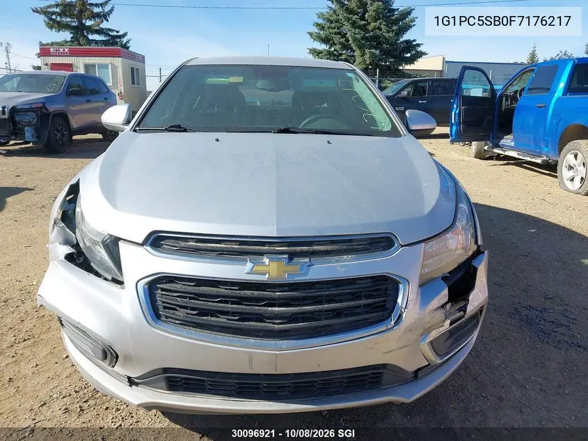 2015 CHEVROLET CRUZE VIN 1G1PC5SB0F7176217 — фото 12