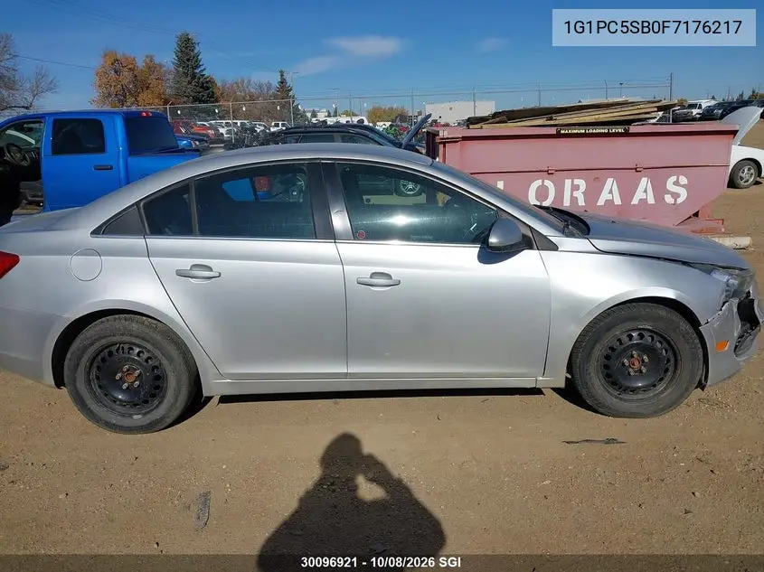 2015 CHEVROLET CRUZE VIN 1G1PC5SB0F7176217 — фото 13