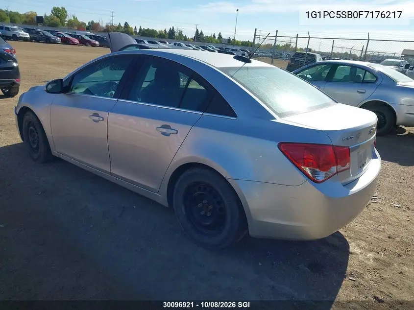 2015 CHEVROLET CRUZE VIN 1G1PC5SB0F7176217 — фото 3