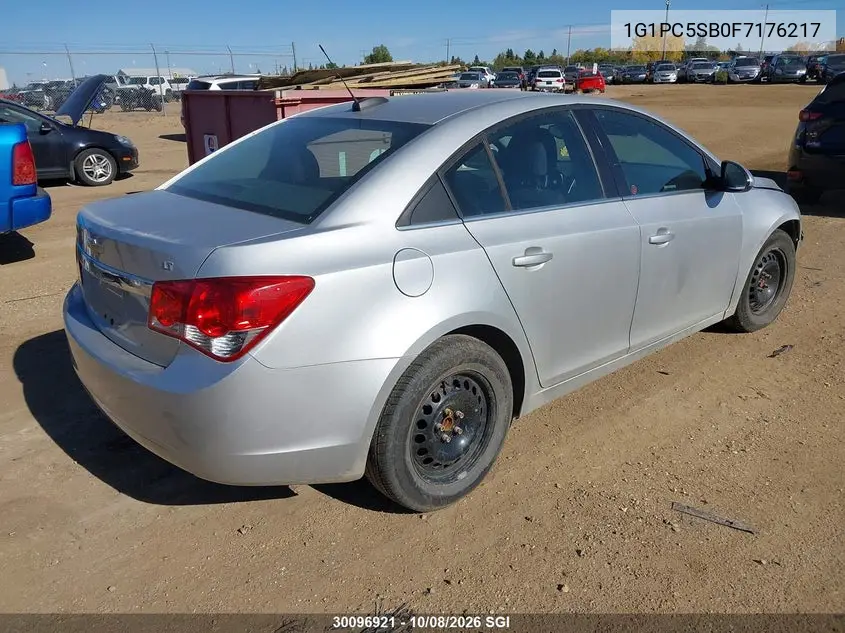 2015 CHEVROLET CRUZE VIN 1G1PC5SB0F7176217 — фото 4