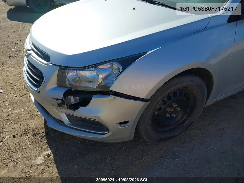 2015 CHEVROLET CRUZE VIN 1G1PC5SB0F7176217 — фото 6