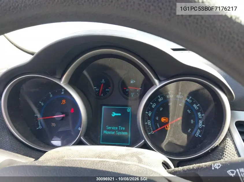 2015 CHEVROLET CRUZE VIN 1G1PC5SB0F7176217 — фото 7