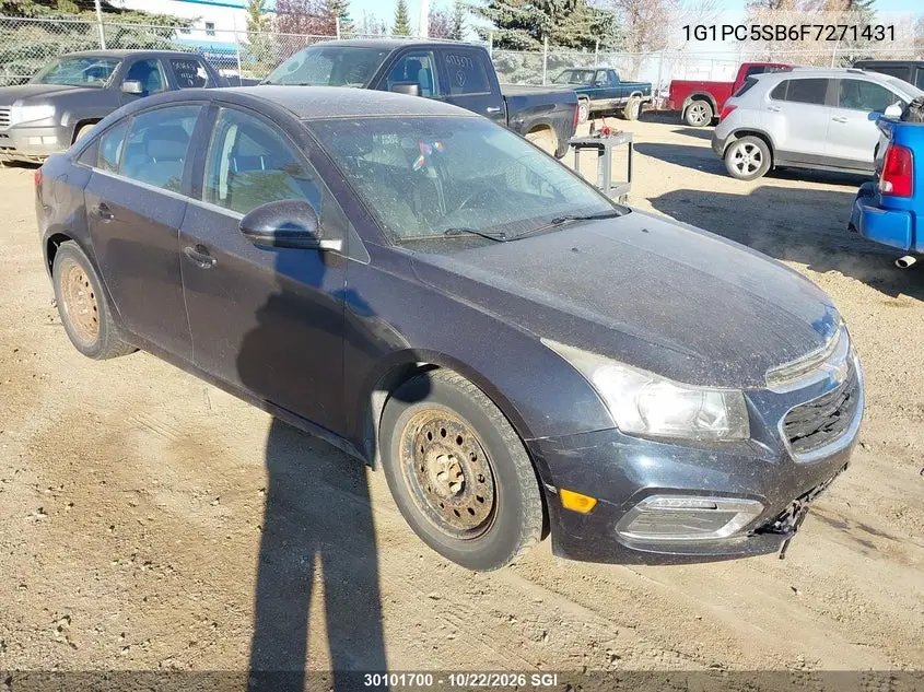 CHEVROLET CRUZE 2015, VIN 1G1PC5SB6F7271431