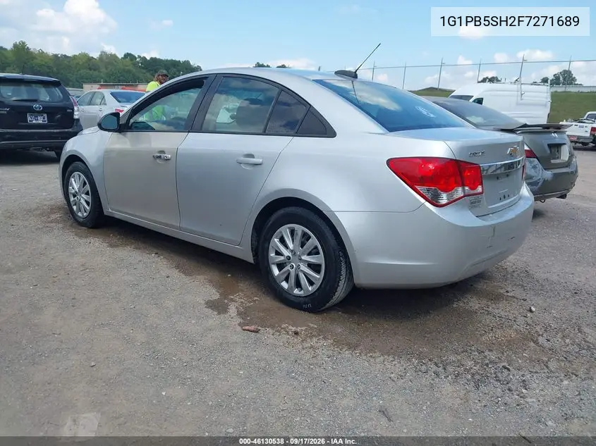2015 CHEVROLET CRUZE VIN 1G1PB5SH2F7271689 — фото 3