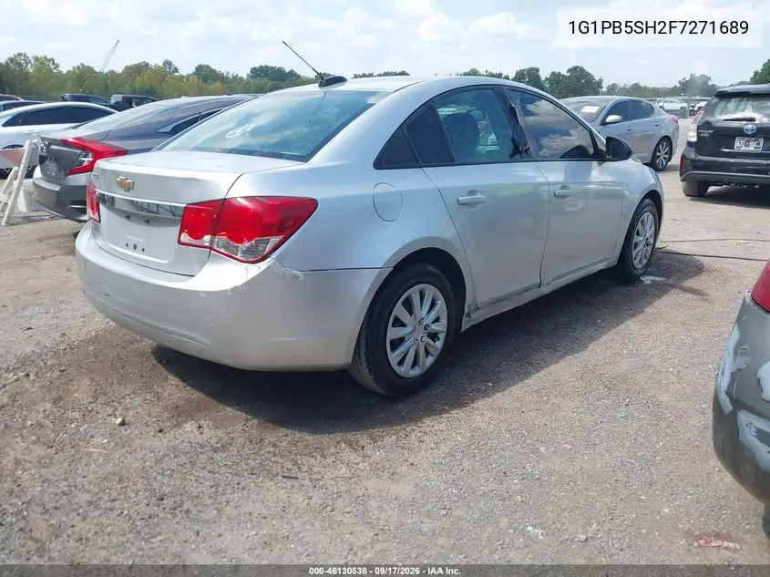 2015 CHEVROLET CRUZE VIN 1G1PB5SH2F7271689 — фото 4
