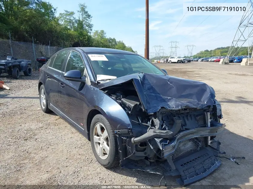 CHEVROLET CRUZE 2015, VIN 1G1PC5SB9F7191010