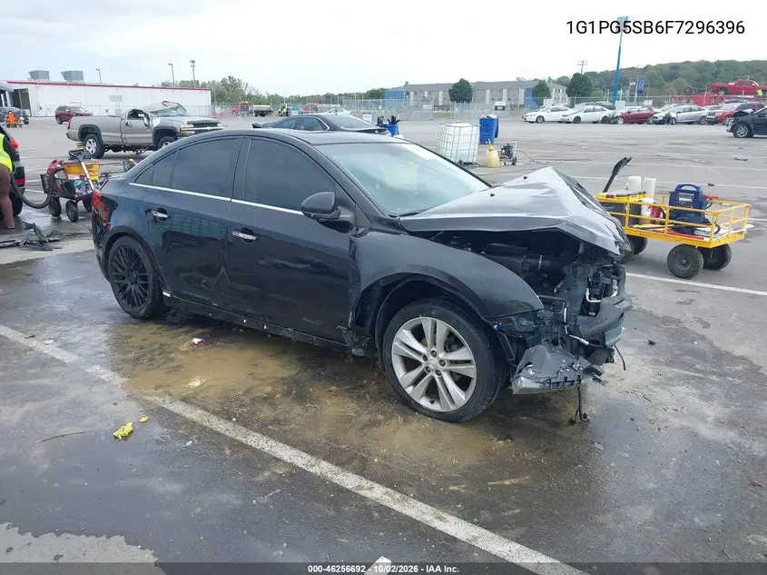 CHEVROLET CRUZE 2015, VIN 1G1PG5SB6F7296396