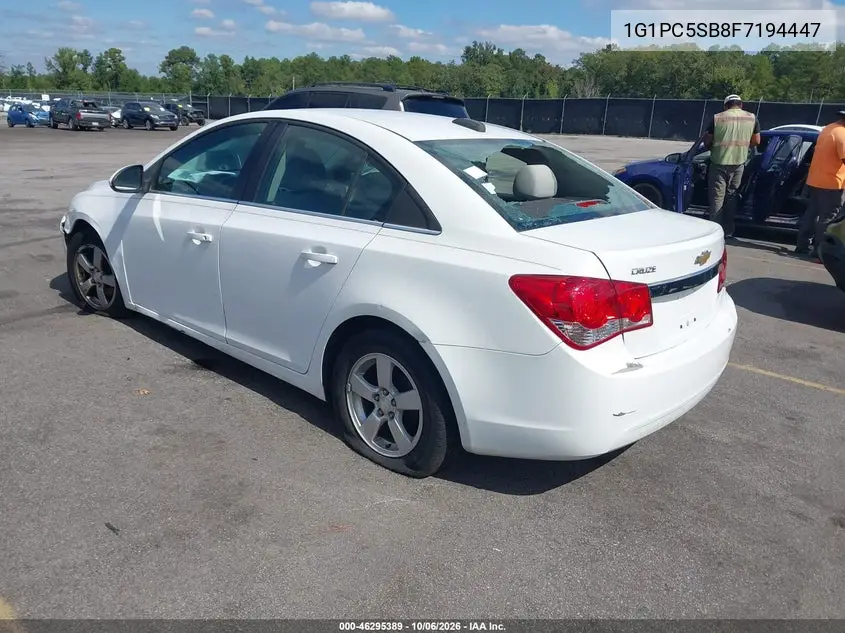2015 CHEVROLET CRUZE VIN 1G1PC5SB8F7194447 — фото 3