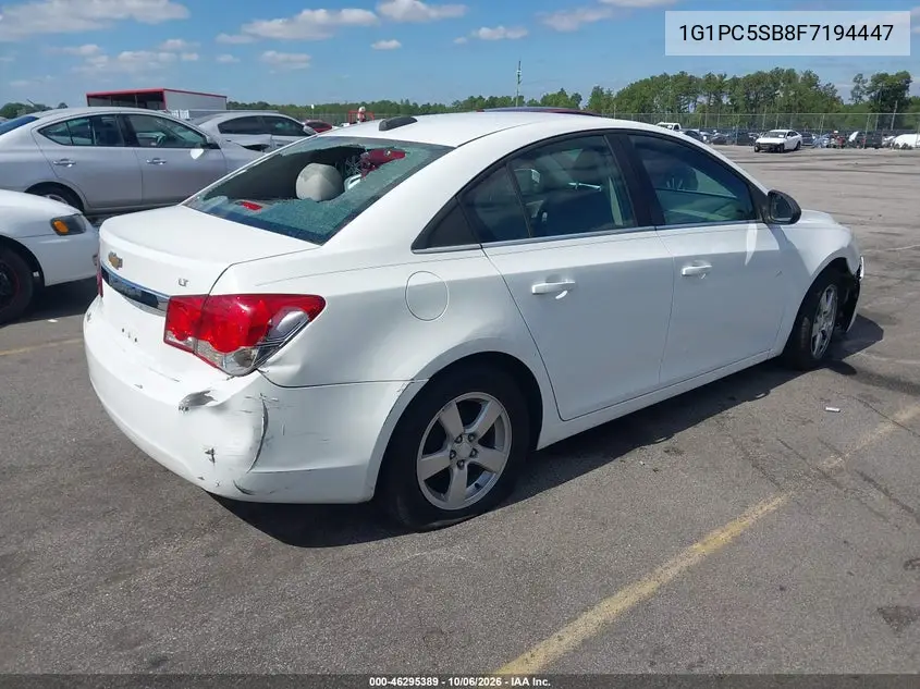 2015 CHEVROLET CRUZE VIN 1G1PC5SB8F7194447 — фото 4