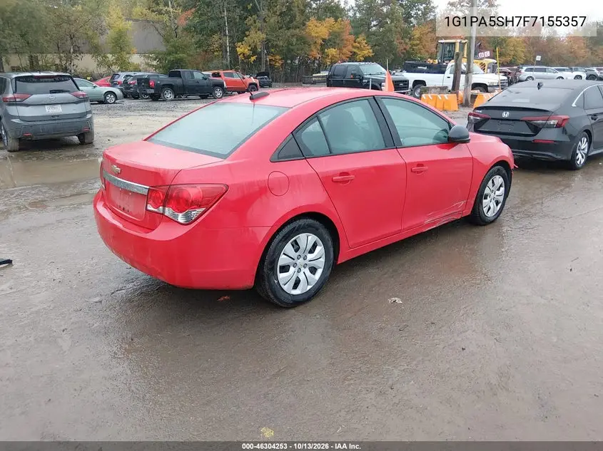 2015 CHEVROLET CRUZE VIN 1G1PA5SH7F7155357 — фото 4