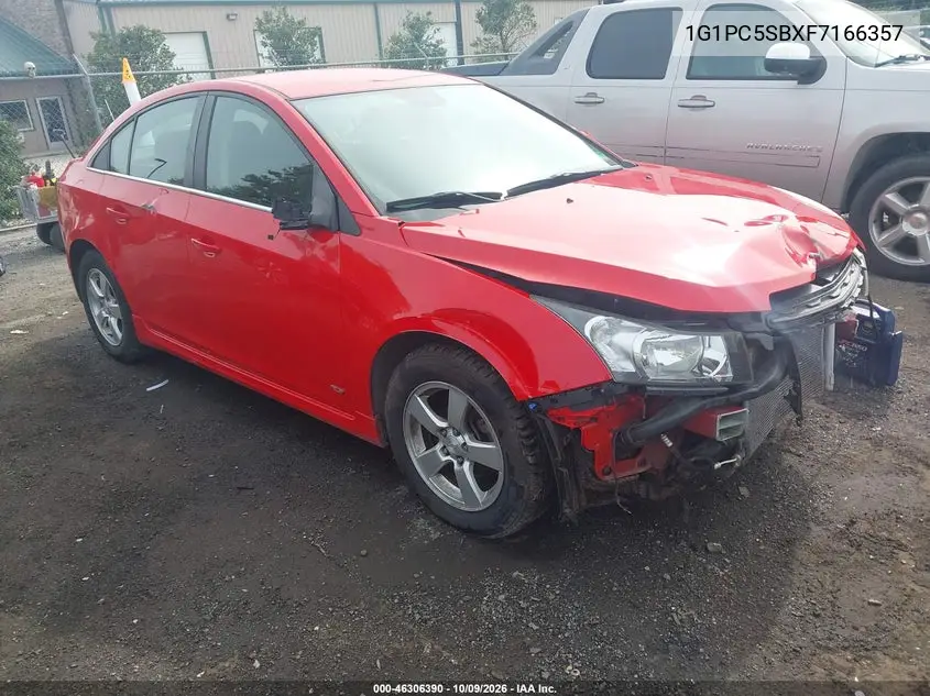 CHEVROLET CRUZE 2015, VIN 1G1PC5SBXF7166357