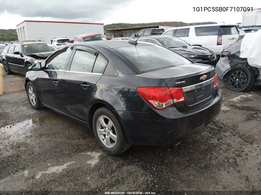 2015 CHEVROLET CRUZE VIN 1G1PC5SB0F7107091 — фото 3