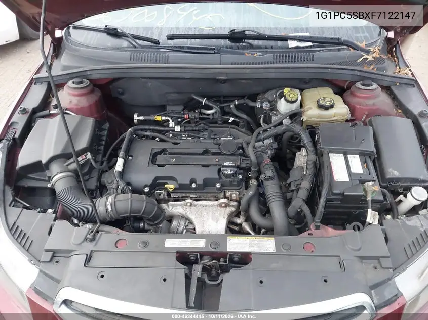 2015 CHEVROLET CRUZE VIN 1G1PC5SBXF7122147 — фото 10